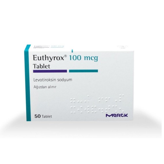 EUTHUROX (LEVOTIROKSIN) 100 MCG 50 TAB MERCK Merck